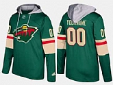 Wild Men's Customized Name And Number Green Adidas Hoodie,baseball caps,new era cap wholesale,wholesale hats